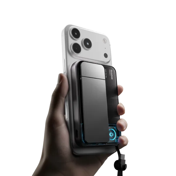 SHARGE ICEMAG 3 Power Bank(35W, 10K, Qi2.2 25W, Built-in Cable)