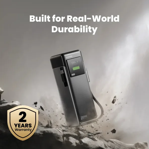 SHARGE HyperTower 170 Power Bank(4-in-1, 170W, 25K)