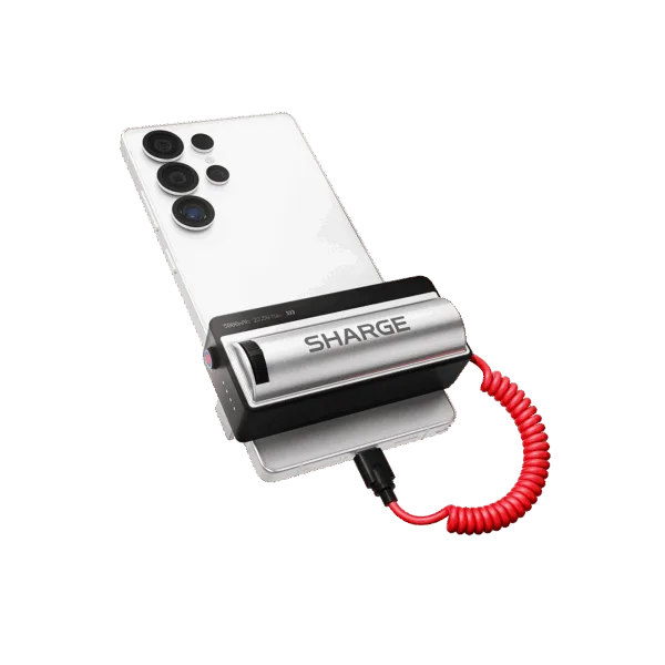 SHARGE Grip Power Bank(22.5W, 5K, Tactile Shutter Button)