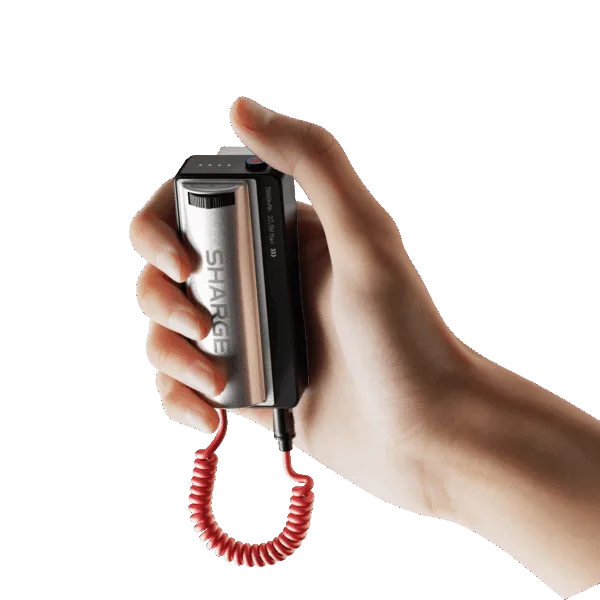 SHARGE Grip Power Bank(22.5W, 5K, Tactile Shutter Button)