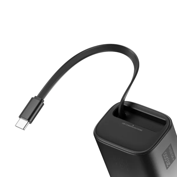 Sharge HyperTower 165 Laptop Power Bank(165W, 20K, Built-in Cable)