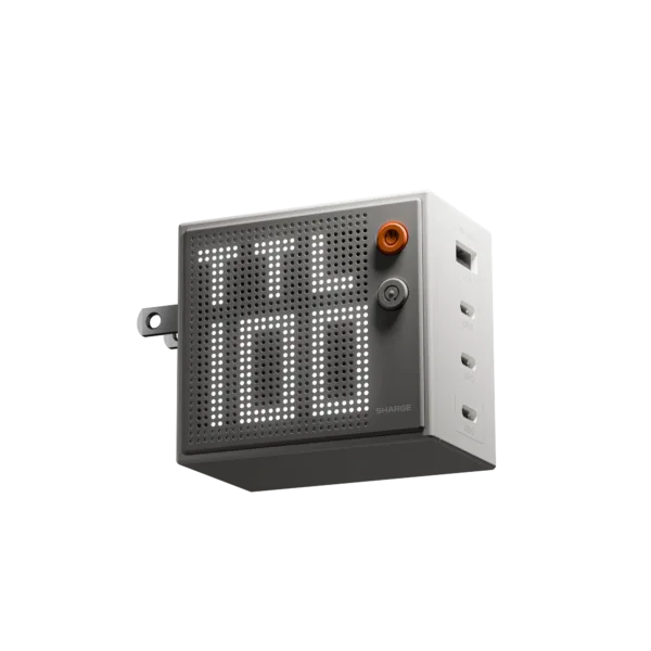 SHARGE Pixel 100 / 140 GaN Charger (67/100/140W, 3 Ports,Dot-Matrix Display)