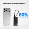 SHARGE Flow 3 Power Bank (45W, 10K, Built-in Cable)