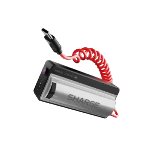 SHARGE Grip Power Bank(22.5W, 5K, Tactile Shutter Button)