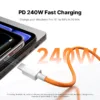 Sharge MagLoop C to C Cable(240W,3.28ft,Magnetic Cable)