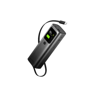 Sharge HyperTower 165 Laptop Power Bank(165W, 20K, Built-in Cable)