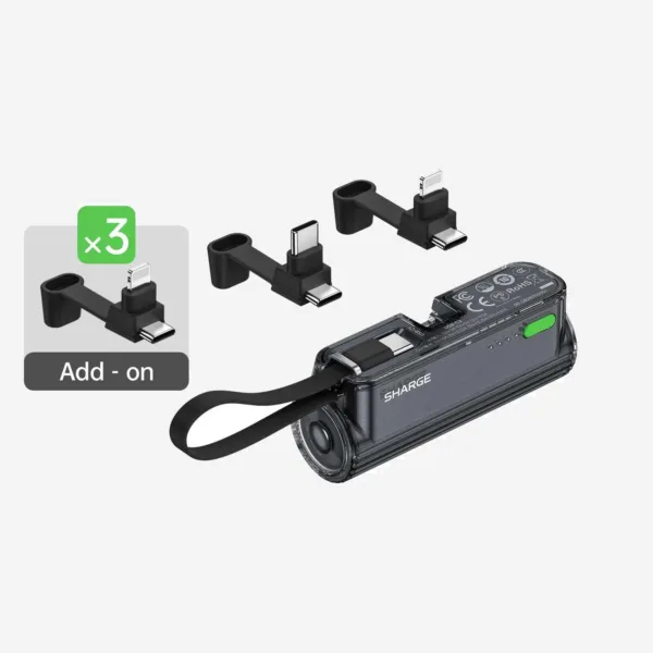 SHARGE Flow Mini 2 Power Bank (22.5W, 5K,Pocket-Size)