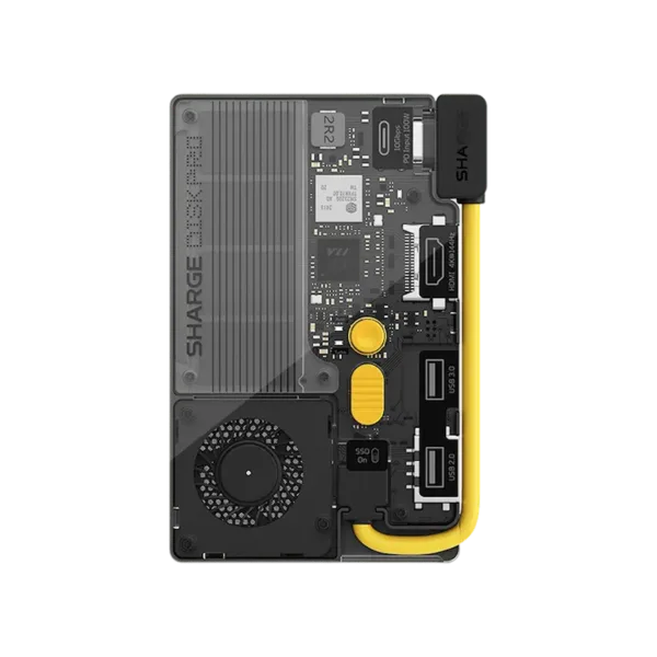 SHARGE Disk Pro( 5-in-1, 10Gbps, Up to 4TB,Active Cooling)