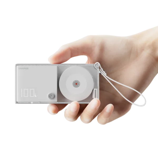 SHARGE Discho Hybrid Power Bank (30W, 10K, Dot-Matrix Display, 3-in-1)