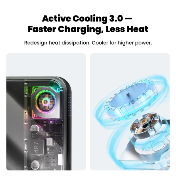 SHARGE ICEMAG 3 Power Bank(35W, 10K, Qi2.2 25W, Built-in Cable)