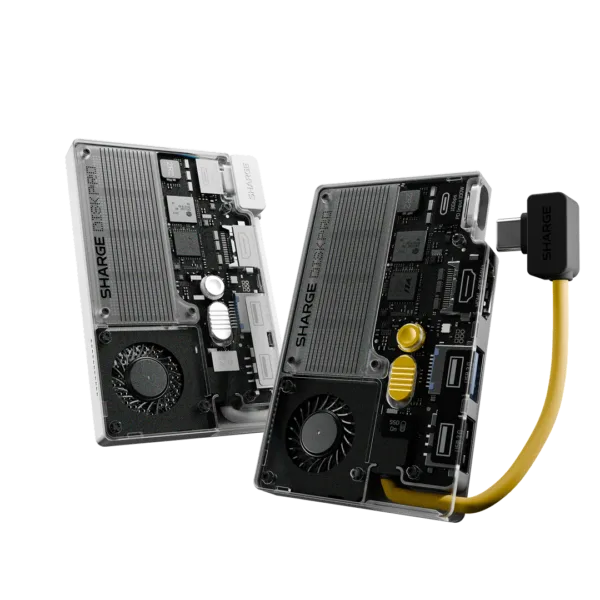 SHARGE Disk Pro( 5-in-1, 10Gbps, Up to 4TB,Active Cooling)