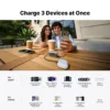 SHARGE Flow 3 Power Bank (45W, 10K, Built-in Cable)