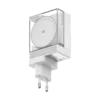 SHARGE Retractable 65 Charger ( 65W,2 Ports,Built-in Retractable Cable)