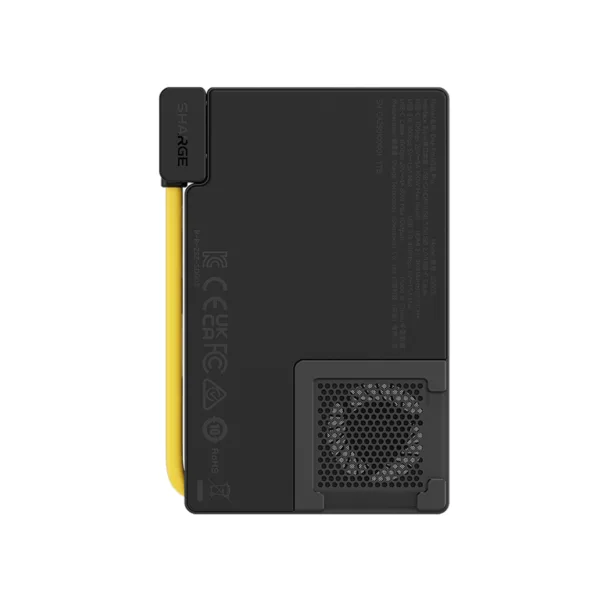 SHARGE Disk Pro( 5-in-1, 10Gbps, Up to 4TB,Active Cooling)