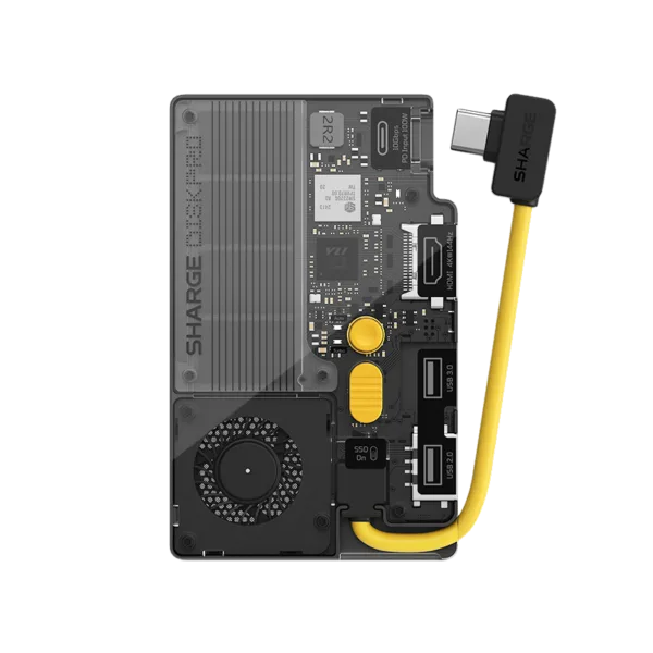 SHARGE Disk Pro( 5-in-1, 10Gbps, Up to 4TB,Active Cooling)