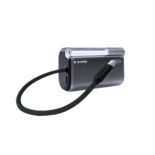 SHARGE Flow 3 Power Bank (45W, 10K, Built-in Cable)