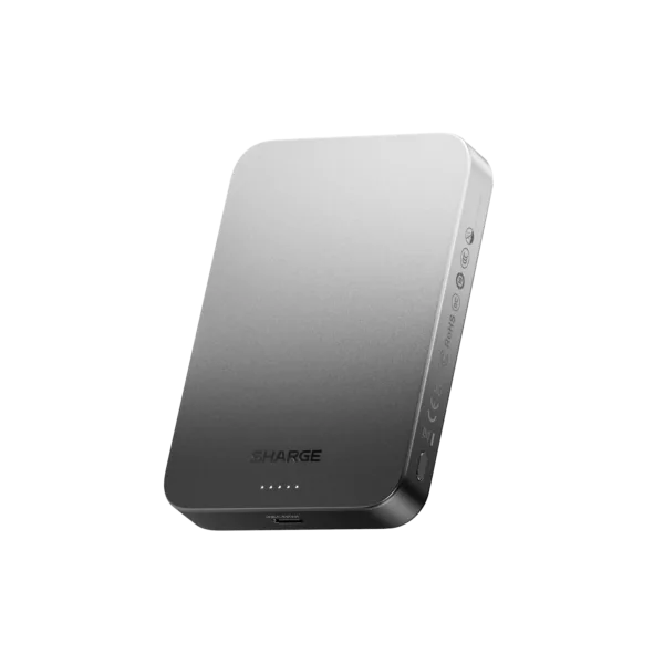 SHARGE AeroMag 5k/10k Power Bank( 20W, 5K/10K,Qi2 15W, 0.33" Ultra-thin)