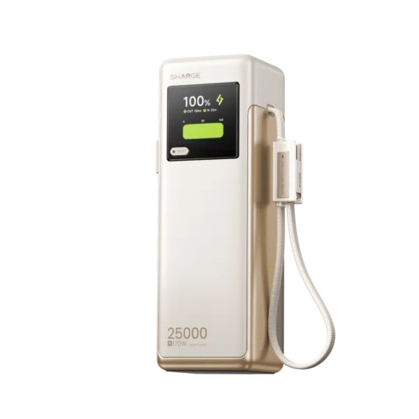 SHARGE HyperTower 170 Power Bank(4-in-1, 170W, 25K)