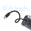 SHARGE Flow 3 Power Bank (45W, 10K, Built-in Cable)