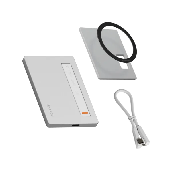 SHARGE Disk Plus (0.24"thin, 10Gbps, 4TB, Built-in USB-C Cable)
