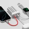 SHARGE Pouch Mini Power Bank (30W, 10K,Built-in Cable)