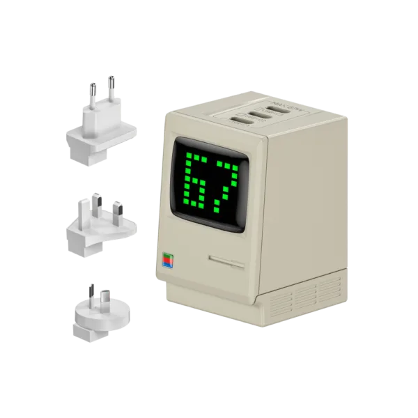 SHARGE Retro 67 Charger (67W, 3 Ports)