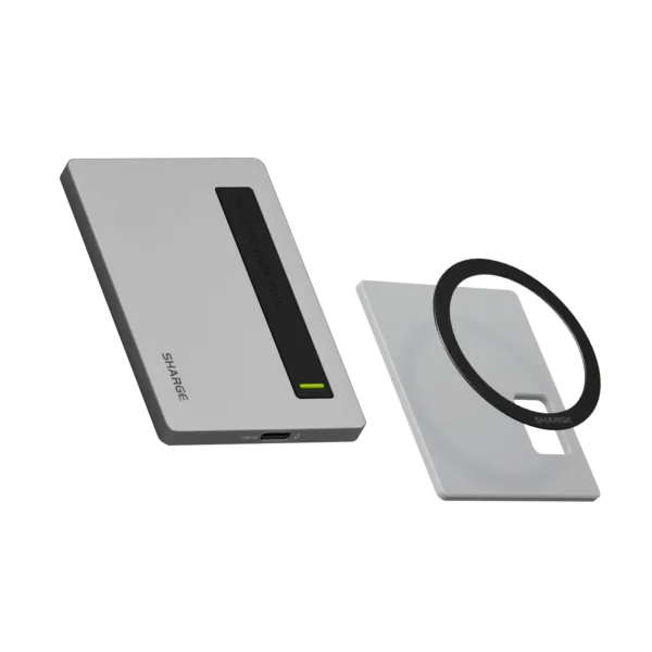 SHARGE Disk Plus (0.24"thin, 10Gbps, 4TB, Built-in USB-C Cable)
