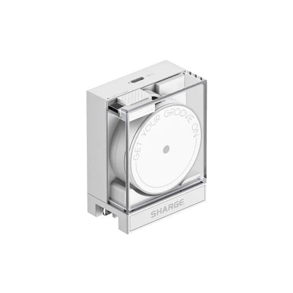 SHARGE Retractable 65 Charger ( 65W,2 Ports,Built-in Retractable Cable)