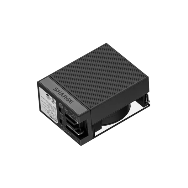 SHARGE Retractable 65 Charger ( 65W,2 Ports,Built-in Retractable Cable)