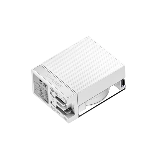 SHARGE Retractable 65 Charger ( 65W,2 Ports,Built-in Retractable Cable)