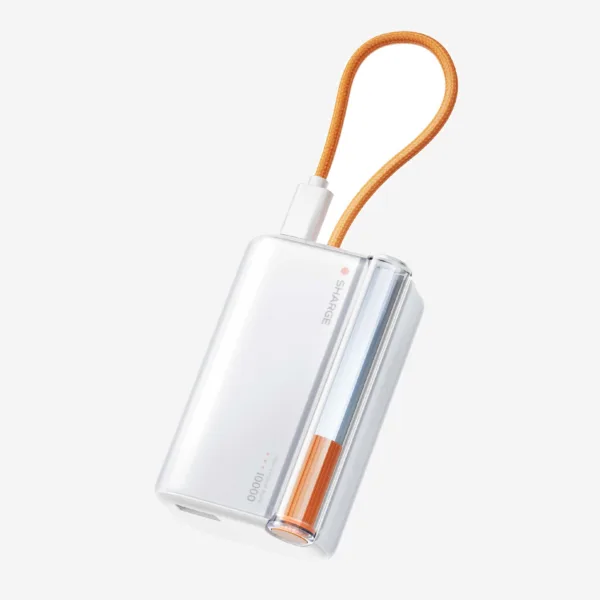SHARGE Flow 3 Power Bank (45W, 10K, Built-in Cable)