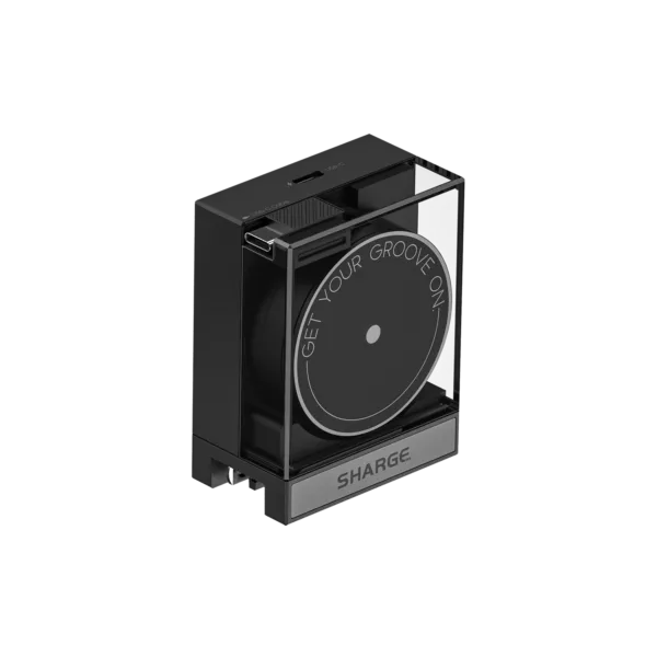 SHARGE Retractable 65 Charger ( 65W,2 Ports,Built-in Retractable Cable)