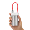 SHARGE Pouch Mini Power Bank (30W, 10K,Built-in Cable)