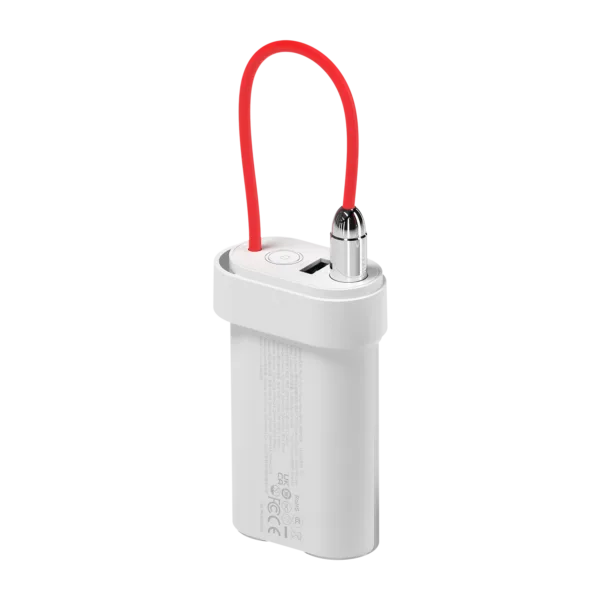 SHARGE Pouch Mini Power Bank (30W, 10K,Built-in Cable)
