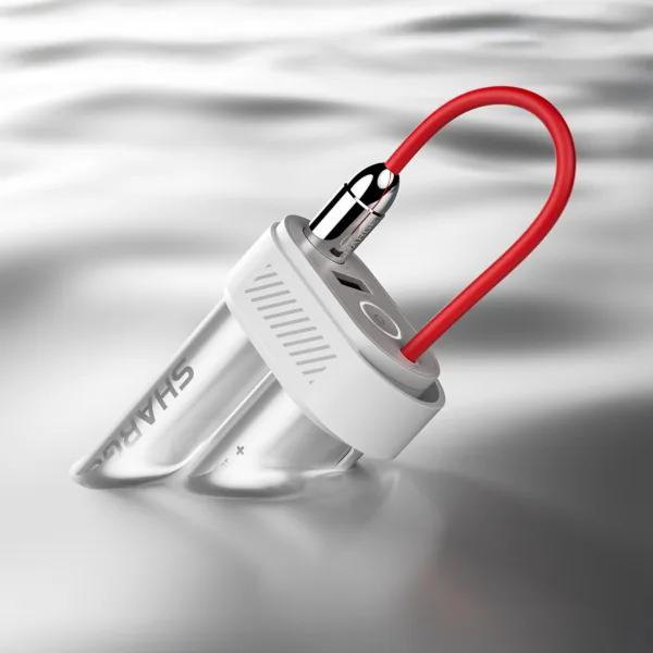 SHARGE Pouch Mini Power Bank (30W, 10K,Built-in Cable)