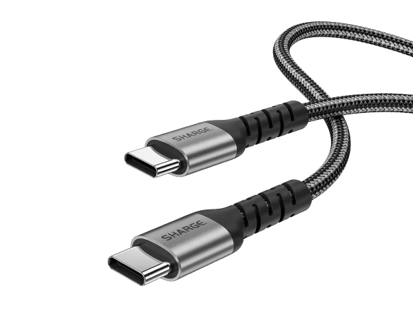 sharge_USB_Type_C_cable.png SHARGE Braided C to C Cable (240W, 4.92ft)