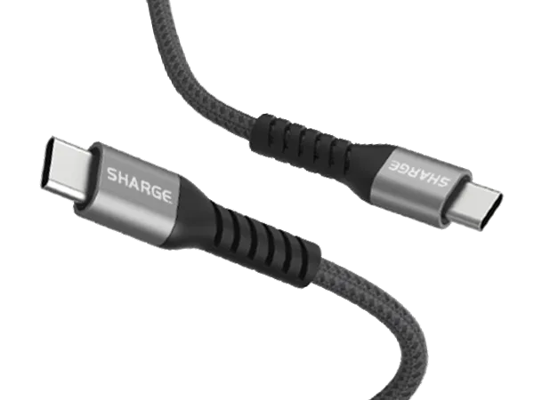 sharge_c_to_c_cable.png SHARGE Braided C to C Cable (240W, 4.92ft)