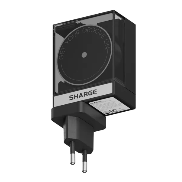 SHARGE Retractable 65 Charger ( 65W,2 Ports,Built-in Retractable Cable)
